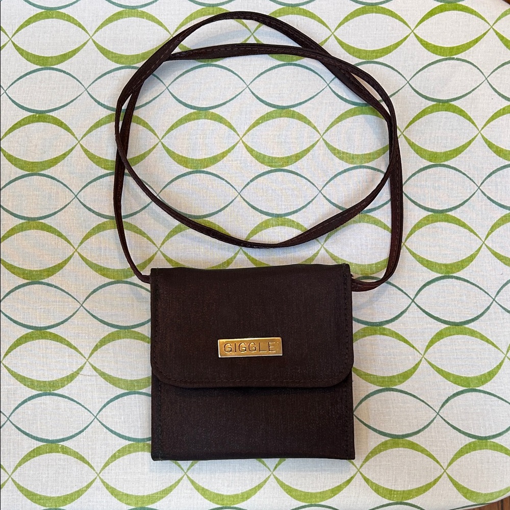 Giggle Brand, Brown, Crossbody Wallet-Purse
